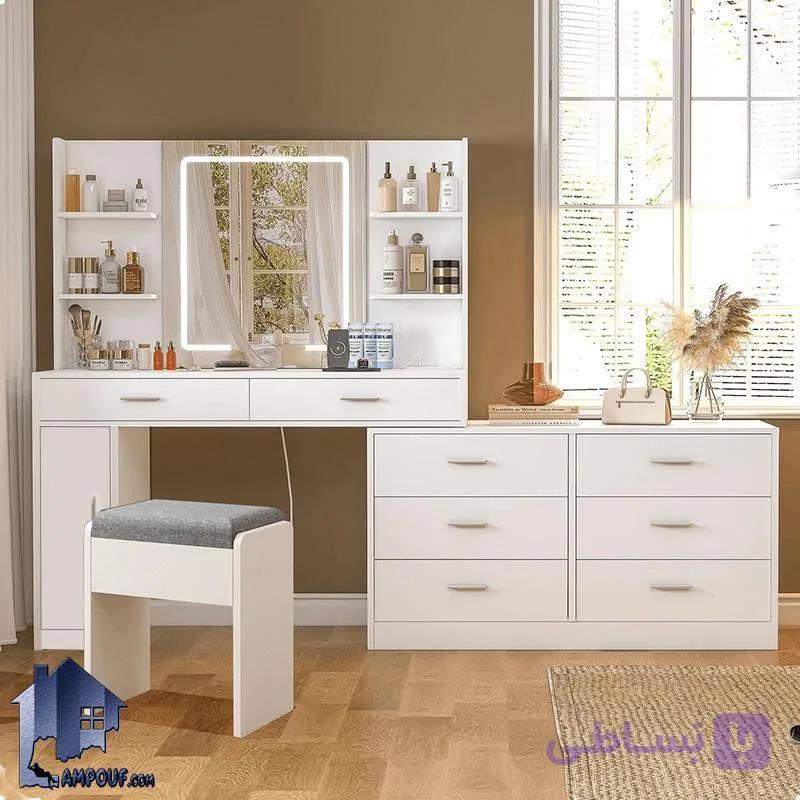 میز آرایش لامپ دار DJ701 — تصویر 1