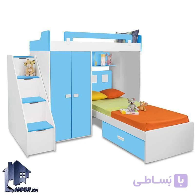 تخت خواب دو طبقه TBJ33 — تصویر 1
