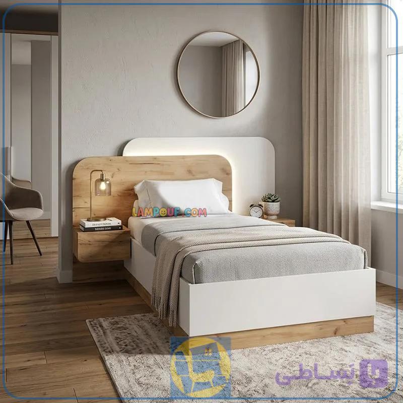تخت خواب یک نفره SBJ319 — تصویر 1