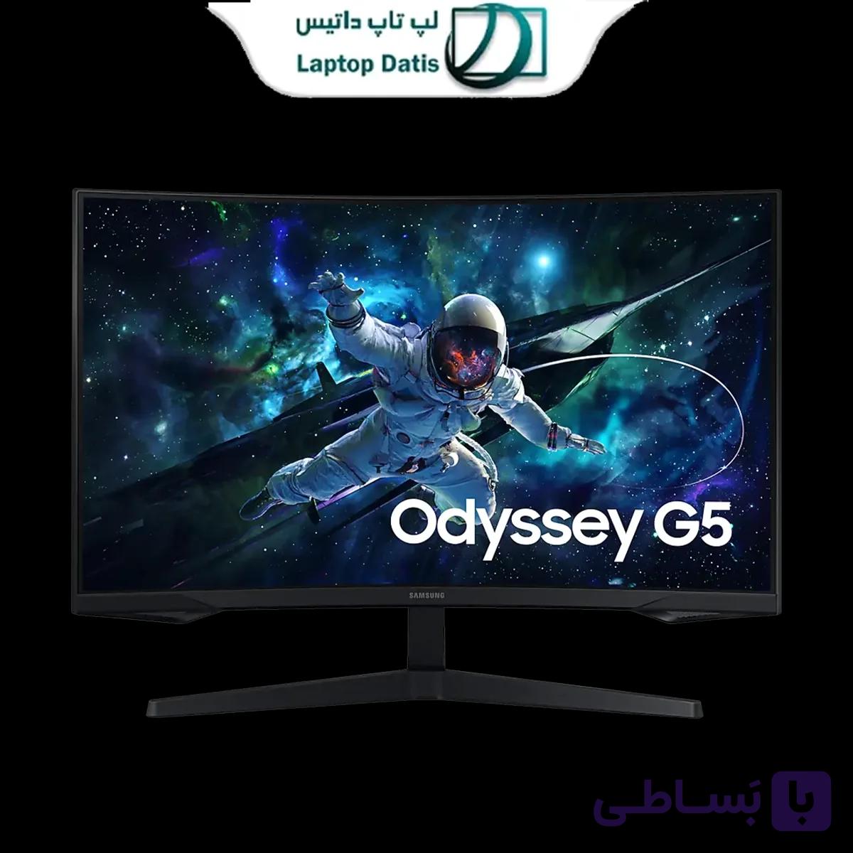 مانیتور خمیده 27 اینچی Samsung Odyssey G5 G55C Curved — تصویر 1