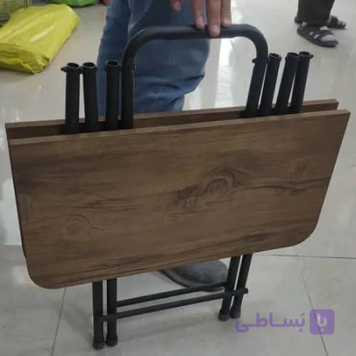 میز مسافرتی چوبی تاشو مدل کتابی