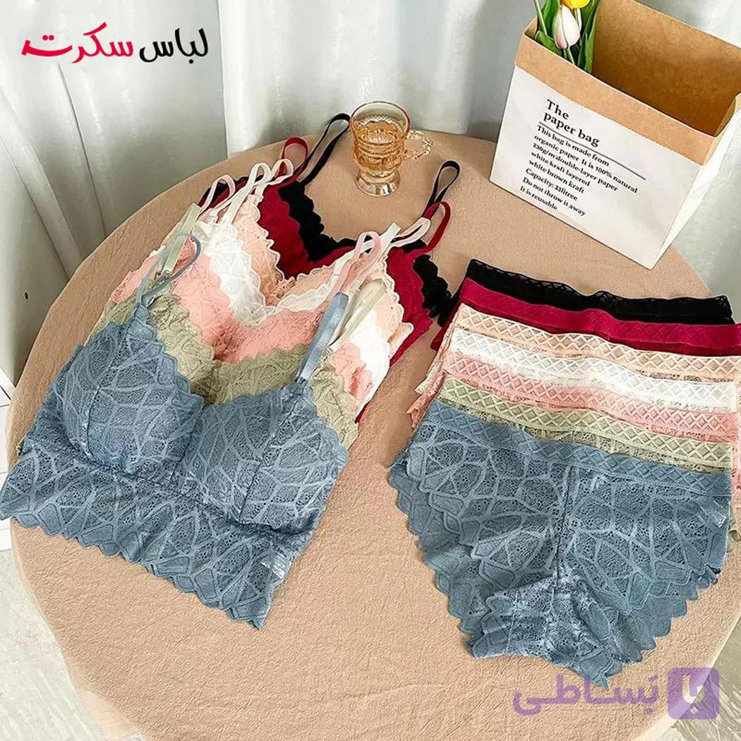 ست نیم تنه شورت گیپور فانتزی ls2001 — تصویر 1
