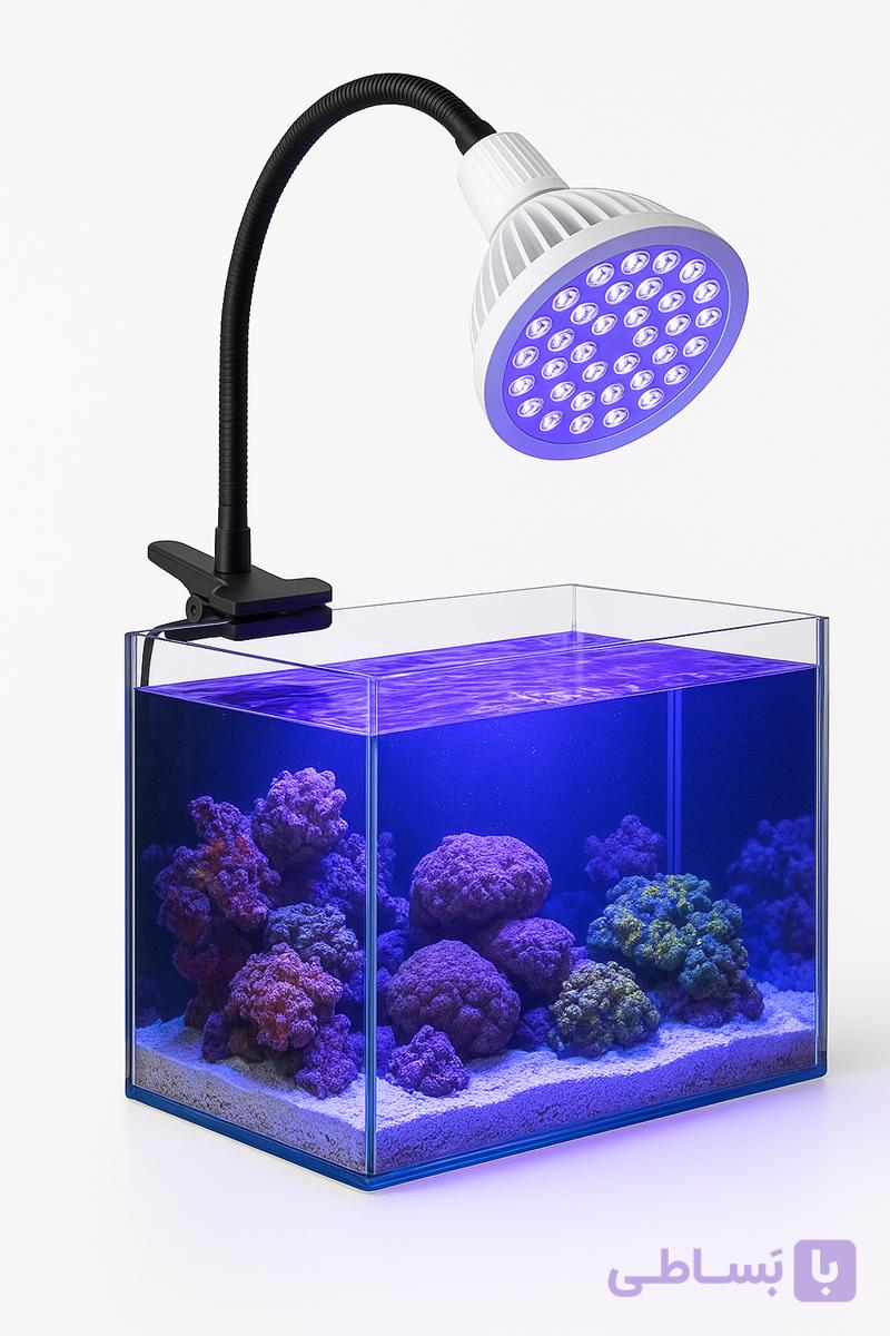 چراغ LED آکواریومی پایه‌دار ۳۶ وات — تصویر 1