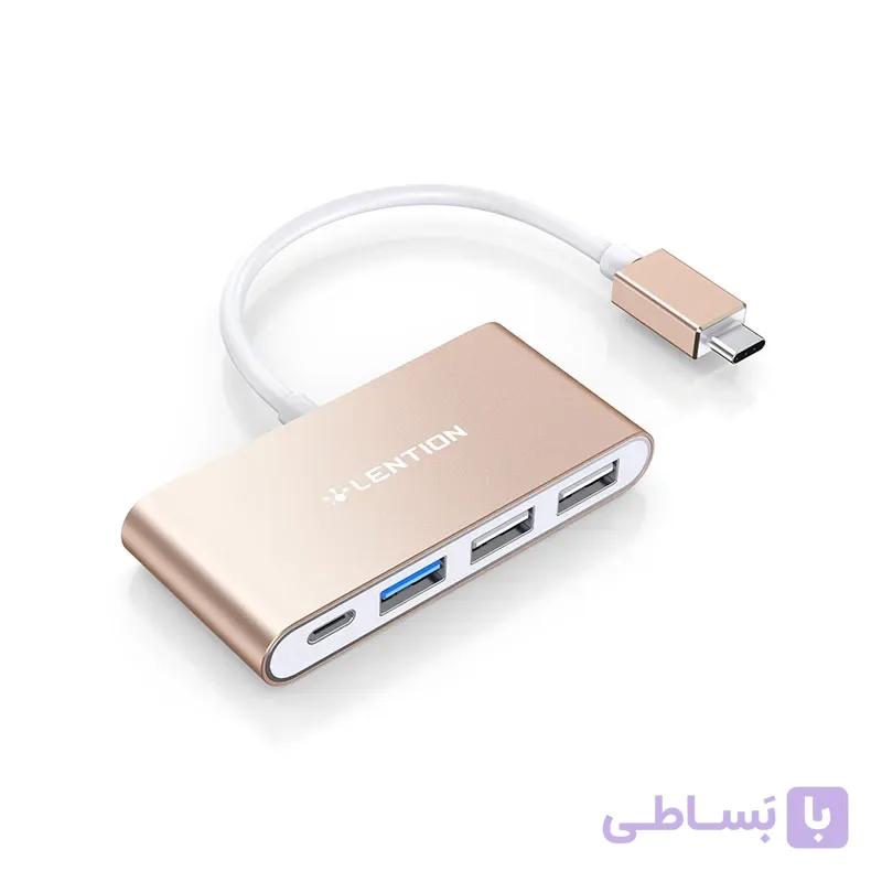 هاب 4 پورت C13 USB C — تصویر 1