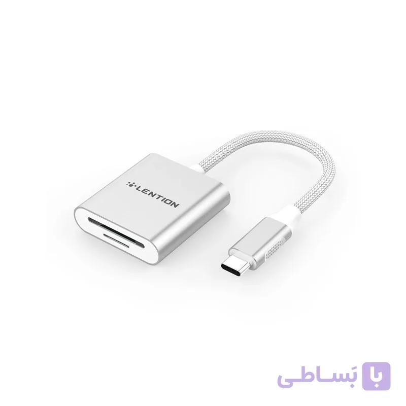 مبدل USB C به C8 SD/MicroSD — تصویر 1