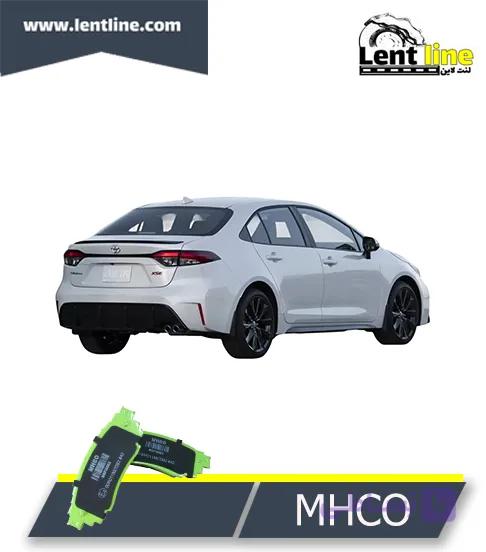 لنت ترمز عقب کرولا برند MHCO — تصویر 1