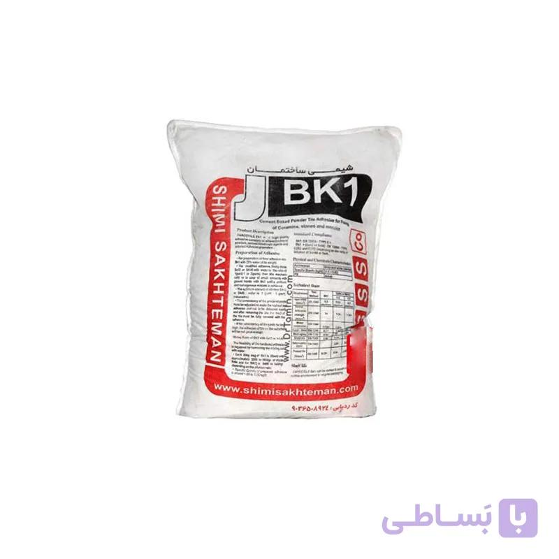 چسب کاشی پودری شیمی ساختمان مدل BK1-سفید (20 کیلوگرمی)
