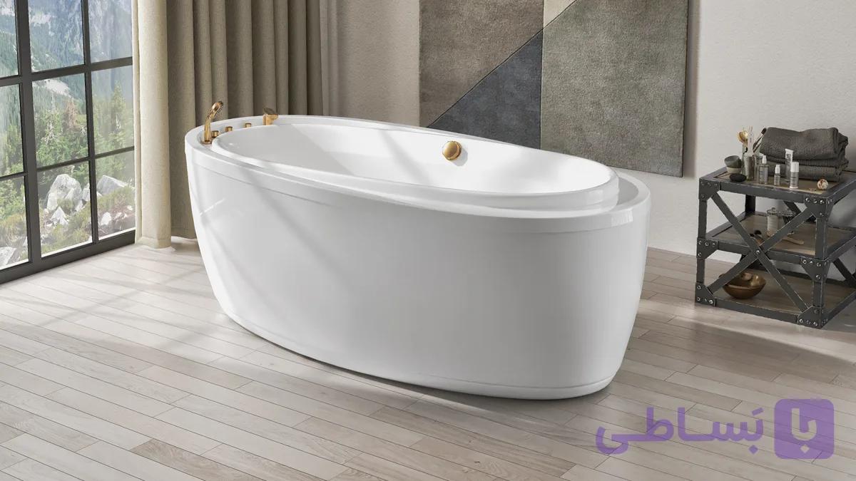 وان و جکوزی badab باداب مدل BA-118 سایز 170*85*67 — تصویر 1