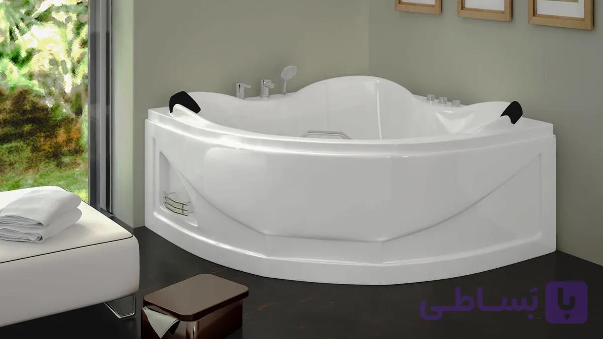 وان و جکوزی badab باداب مدل BA-201 سایز 150*150*69 — تصویر 1