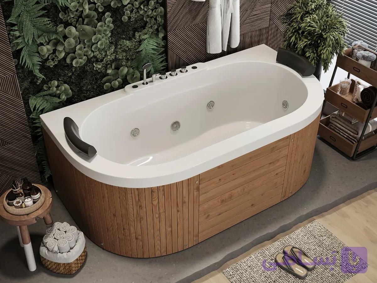 وان و جکوزی ارکا مدل A-JA216 سایز 170*80*70