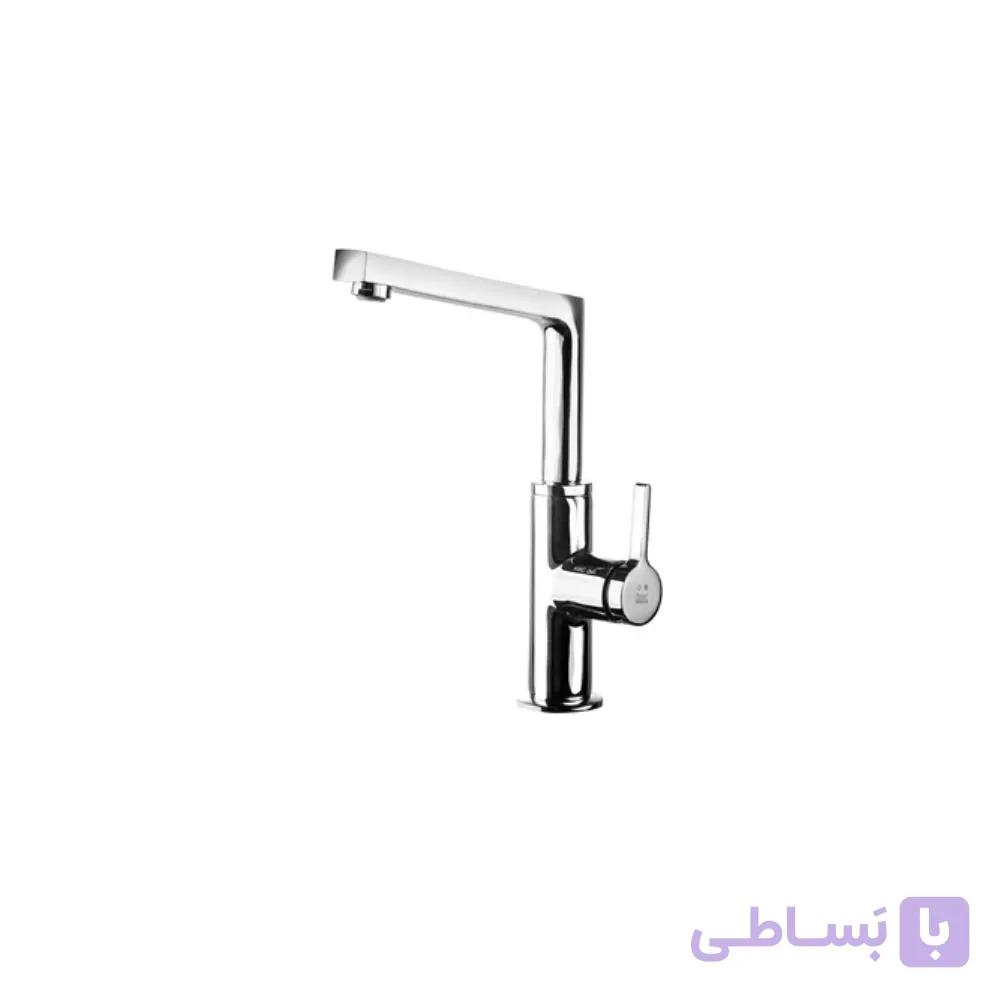 شیر ظرفشویی شلنگدار kwc مدل اوا کروم