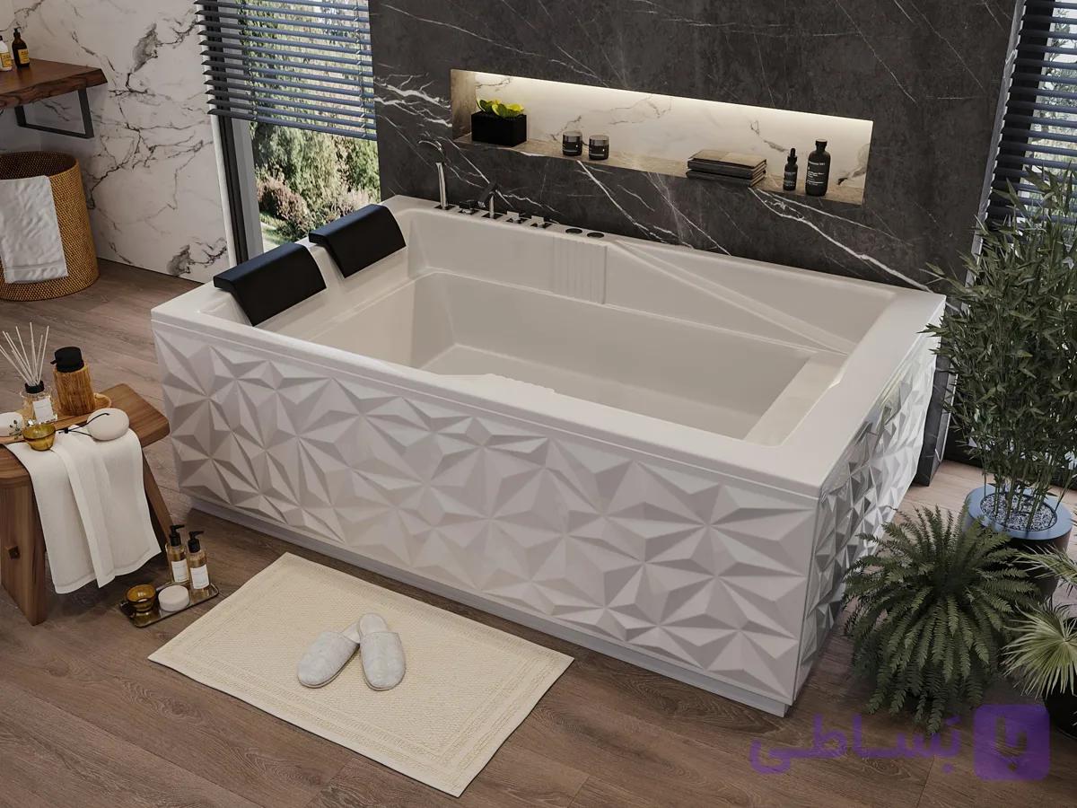 وان و جکوزی ارکا مدل A-JA209 سایز 180*120*65