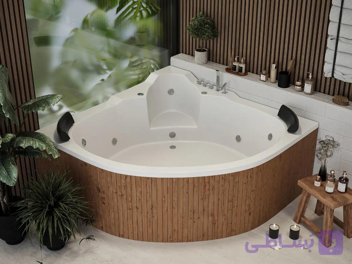 وان و جکوزی ارکا مدل A-JA217 سایز 150*150*70