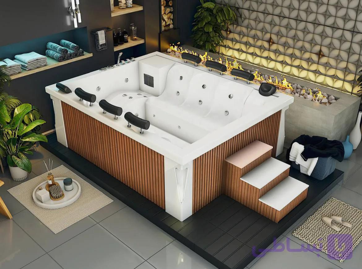 جکوزی ارکا مدل A-JA218 سایز 260*183*120