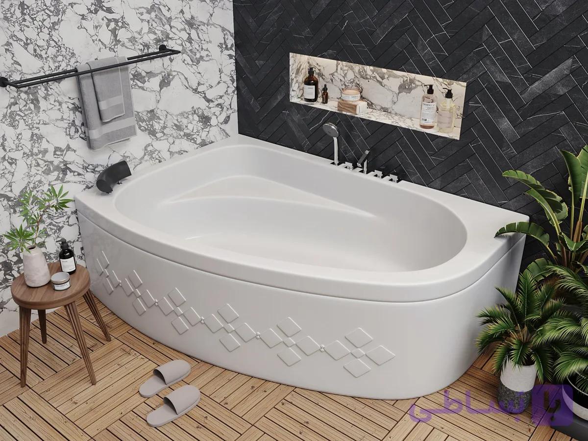 وان و جکوزی ارکا مدل A-JA208 سایز 150*100*70
