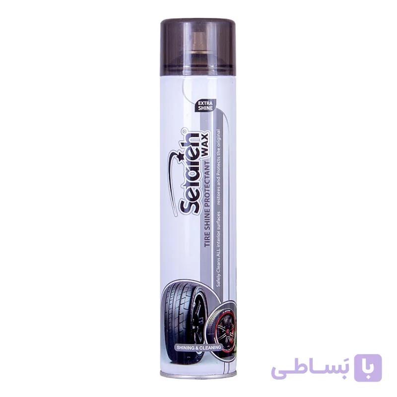 اسپری لاستیک شاین (بدون کف) ستاره حجم 650 میلی لیتر