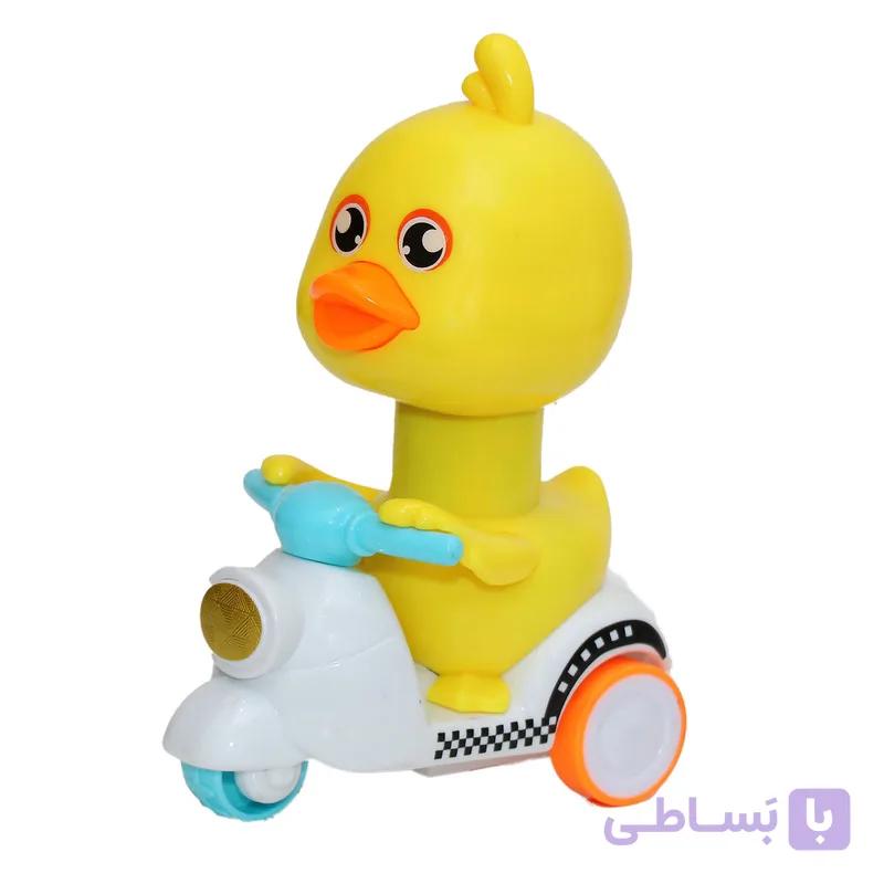 اسباب بازی جوجه موتور سوار فشاری نشکن — تصویر 1
