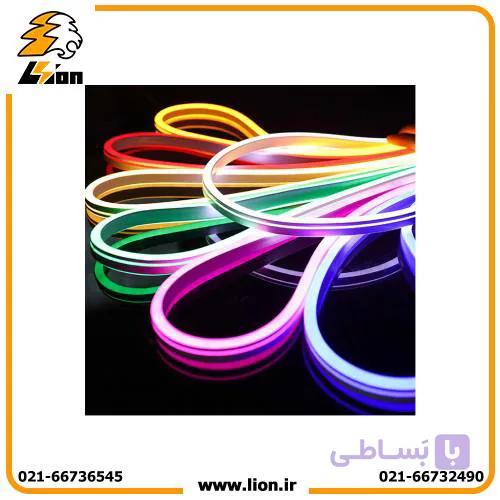 ال ای دی نئون فلکسی 12 ولت RGB چهارسیم