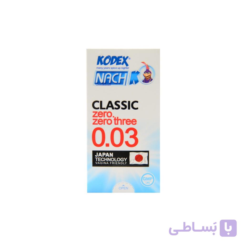 کاندوم فوق العاده نازک کلاسیک 0.03 لیمو کدکس