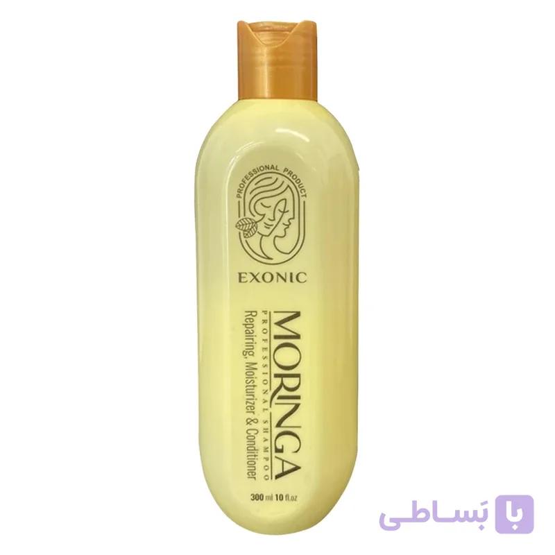 شامپو تقویت‌کننده مو روغن مورینگا اکسونیک