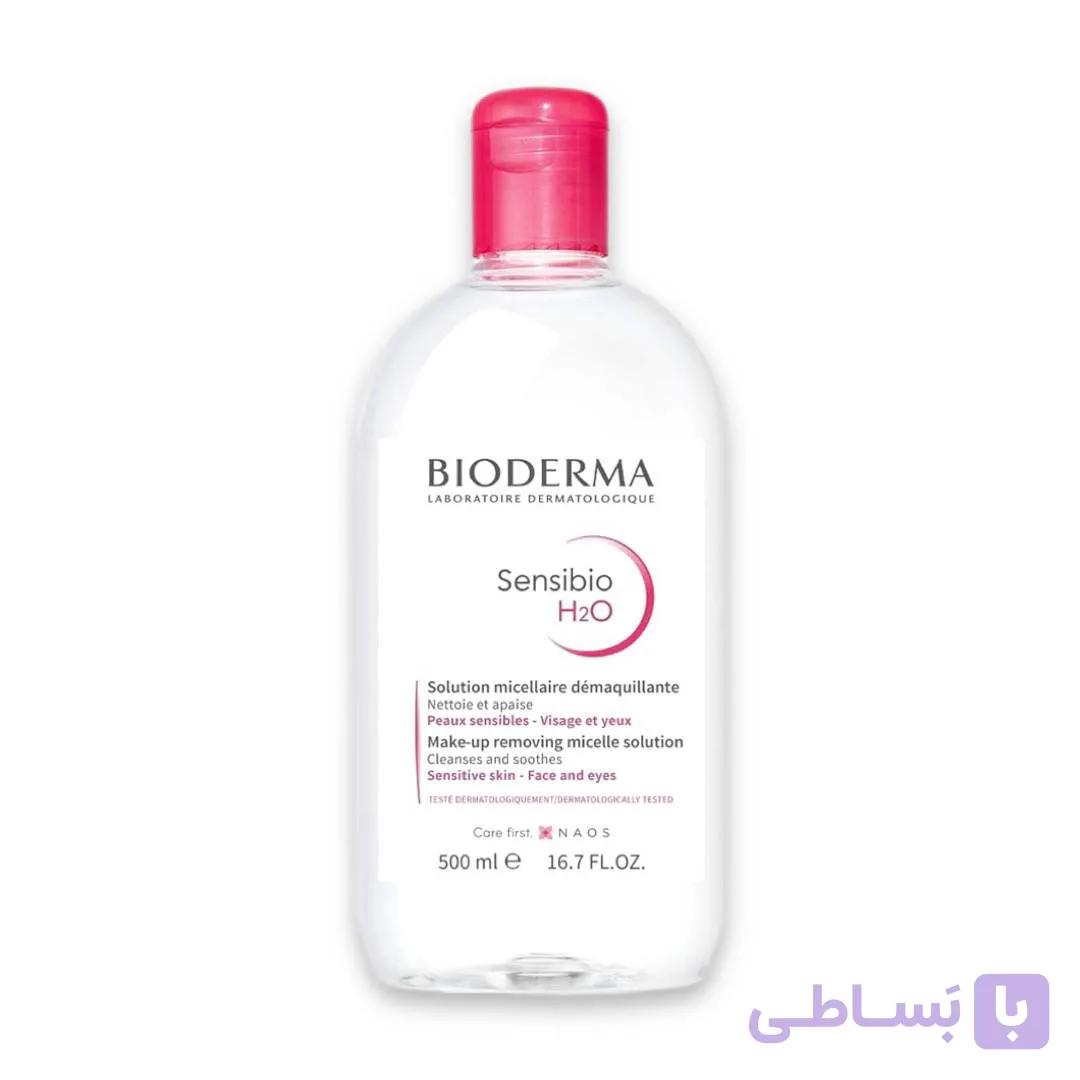 محلول پاک کننده آرایش بایودرماBIODERMA پوست حساس مدل Sensibio H2O حجم 500 میل — تصویر 1