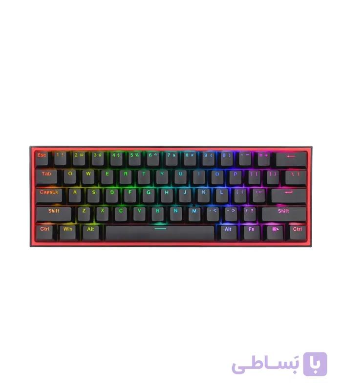 کیبورد گیمینگ ردراگون مدل K616 FIZZ Pro White & Pink — تصویر 1