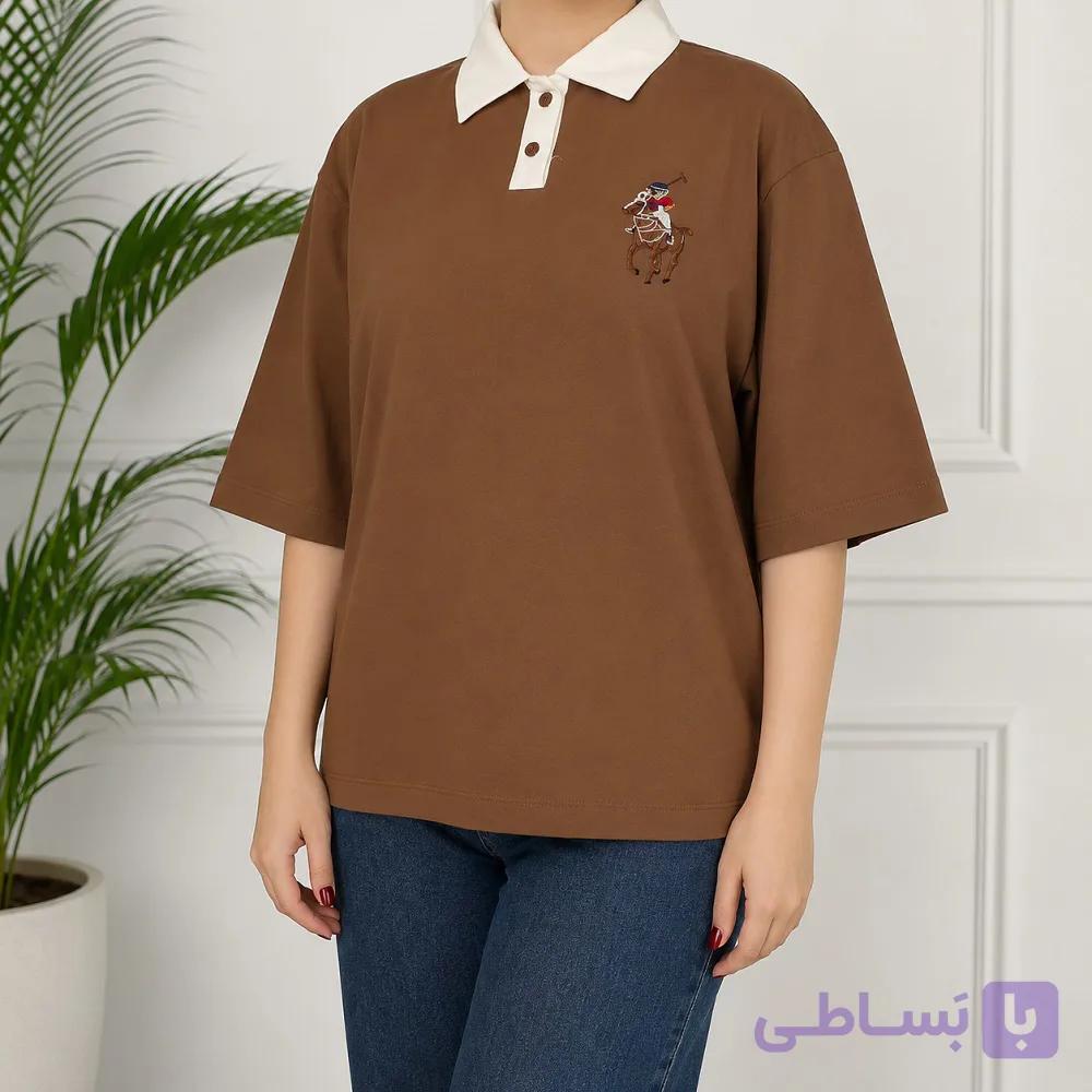 پولوشرت گلدوزی زنانه — تصویر 1