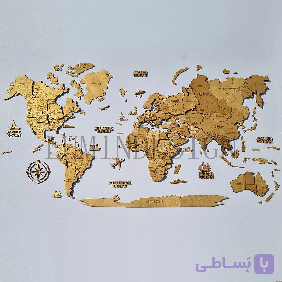 نقشه جهان پرایم طلایی — تصویر 1