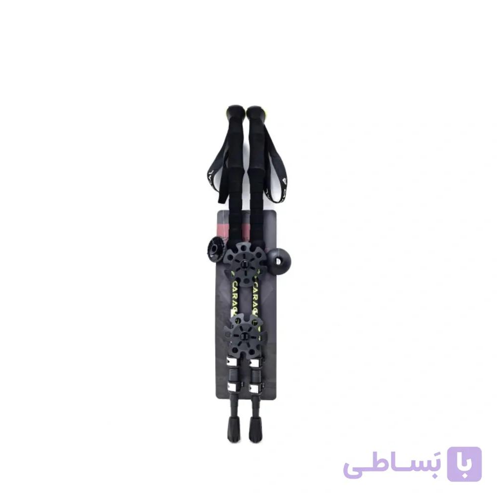 باتوم کلیپسی کاراکال مدل CARACAL PV7103، باتوم کوهنوردی آلومینیومی 7075 سبک و مقاوم، مناسب ترکینگ و طبیعت‌گردی — تصویر 1