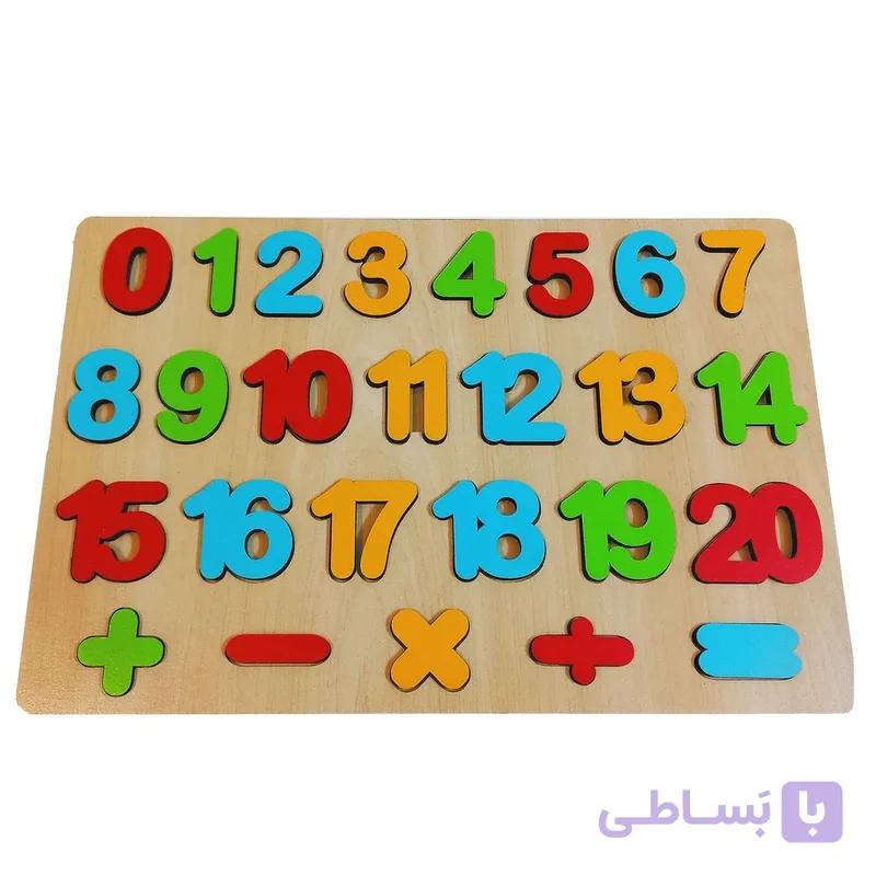 بازی آموزشی اعداد انگلیسی چوبی — تصویر 1