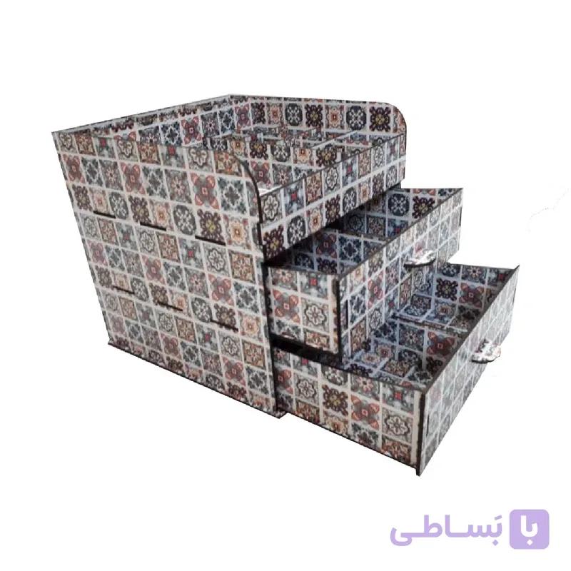 استند لوازم آرایشی چوبی مدل LC206 — تصویر 1