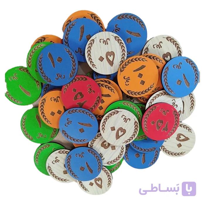 سکه چوبی آموزشی کلاس دوم — تصویر 1