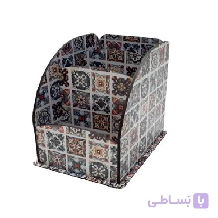 استند براش آرایشی چوبی — تصویر 1