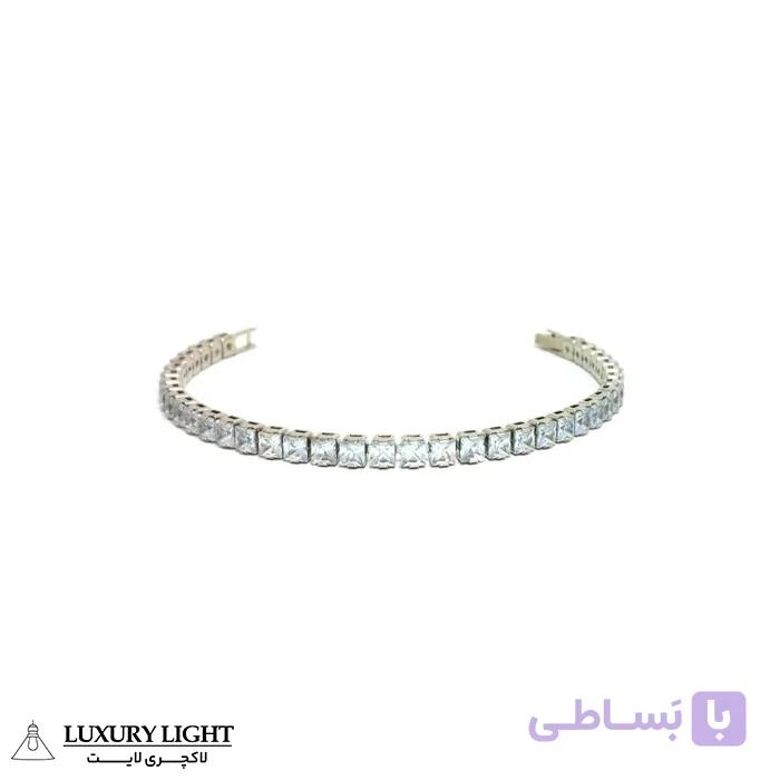 دستبند زنانه مدل تنیسی کد 26 — تصویر 1