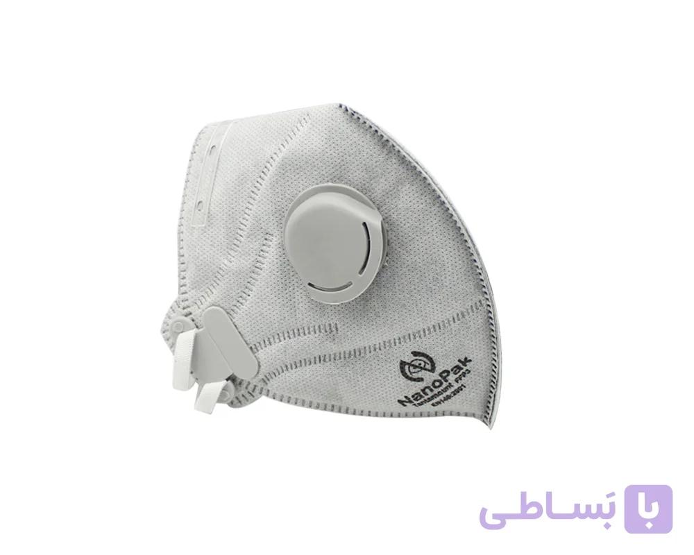 ماسک FFP3 کربنی سوپاپ دار نانو پاک مدل NTP-403