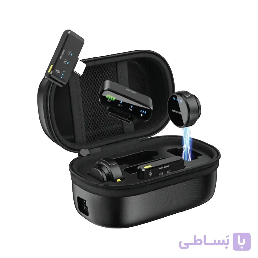 میکروفون بی سیم یقه ای 3 کاره گرین لاین مدل GM-85X — تصویر 1