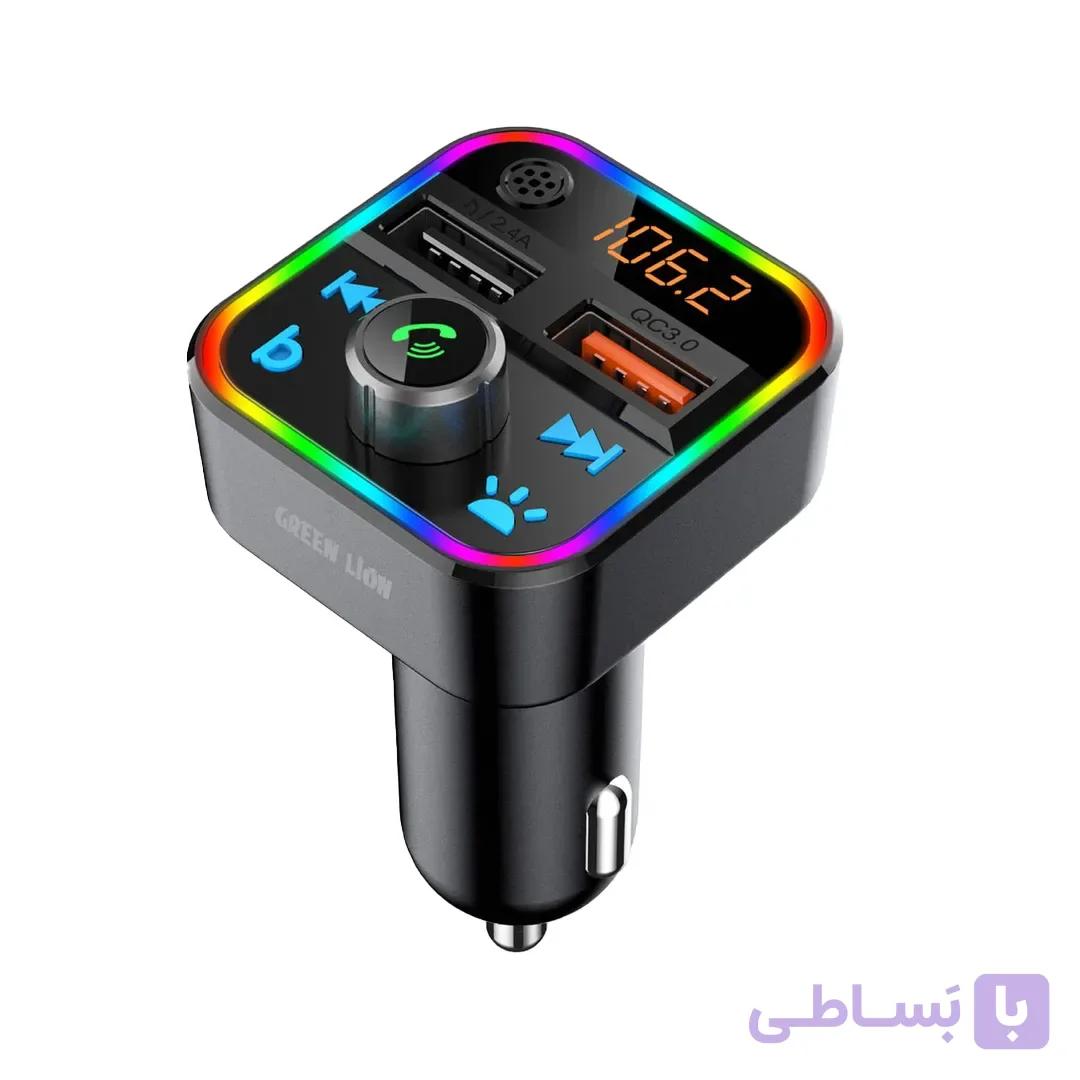 پخش کننده اف ام خودرو گرین لاین همراه با شارژر فندکی — تصویر 1