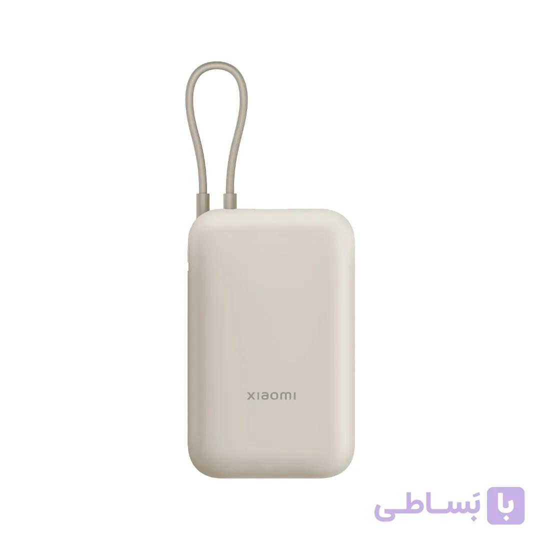 پاوربانک 10000 میلی آمپر شیائومی مدل 22.5W با کابل USB-C داخلی — تصویر 1