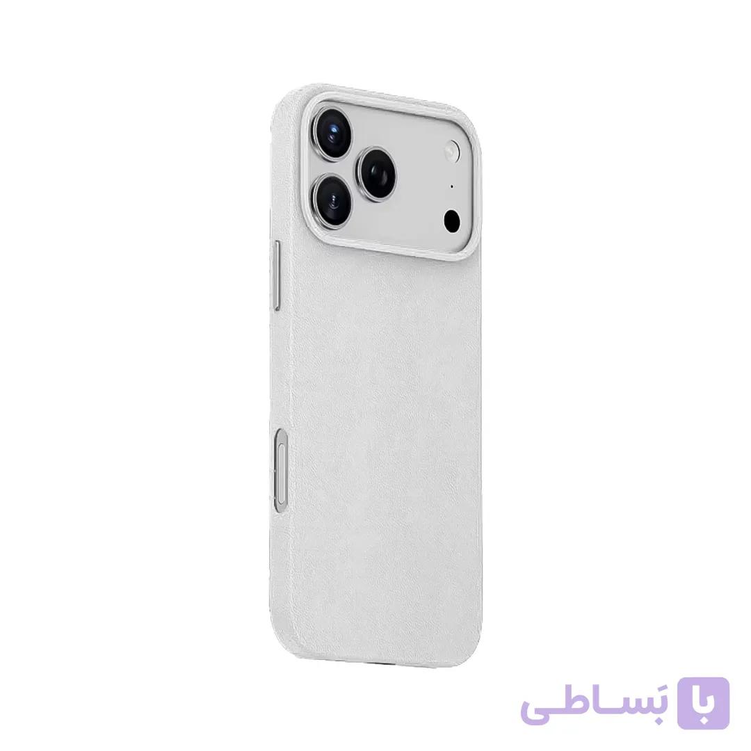 قاب مگ سیف چرمی گرین لاین مدل Leather مناسب آیفون 17 پرو — تصویر 1