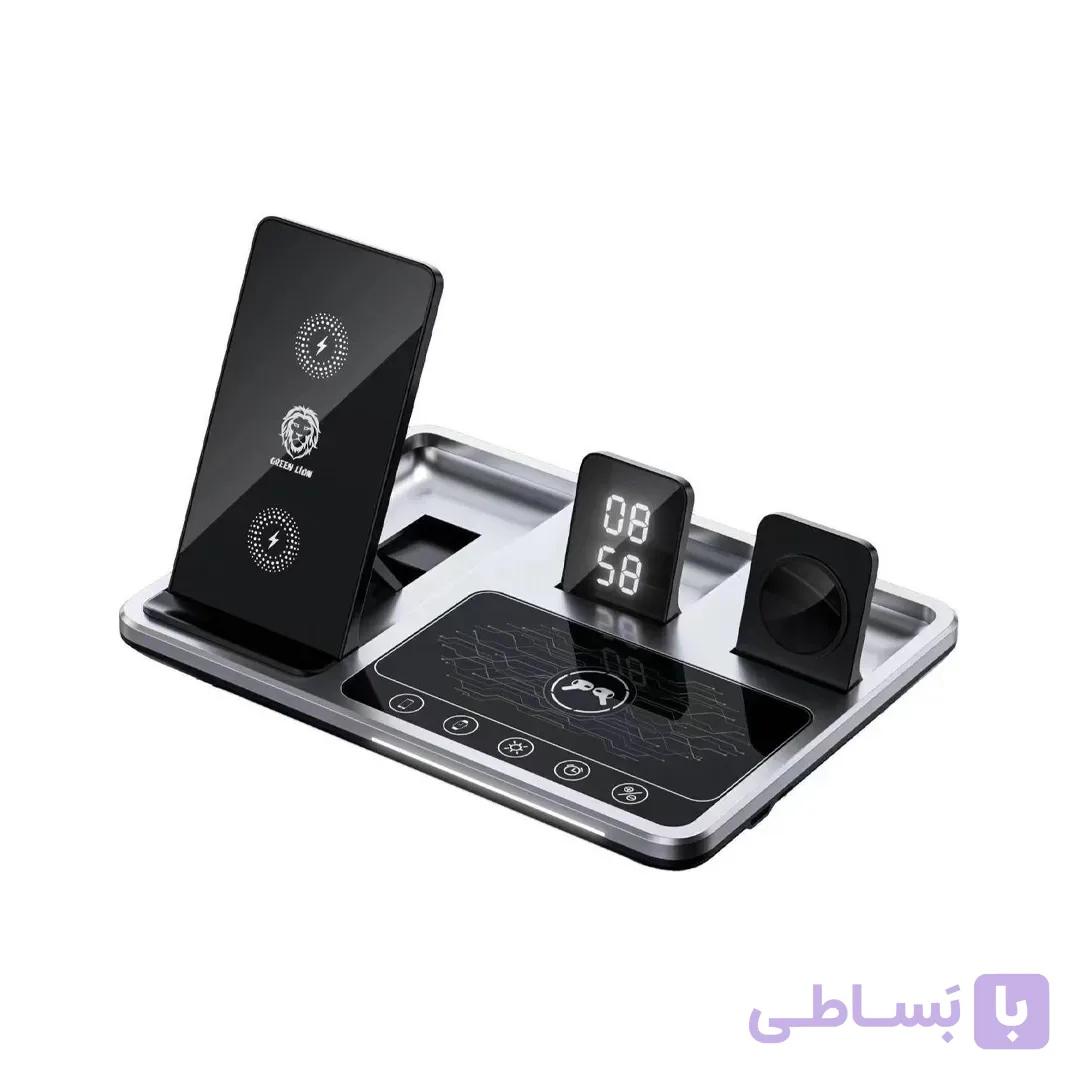 شارژر بی سیم 4 در 1 گرین لاین مدل Charging Station — تصویر 1