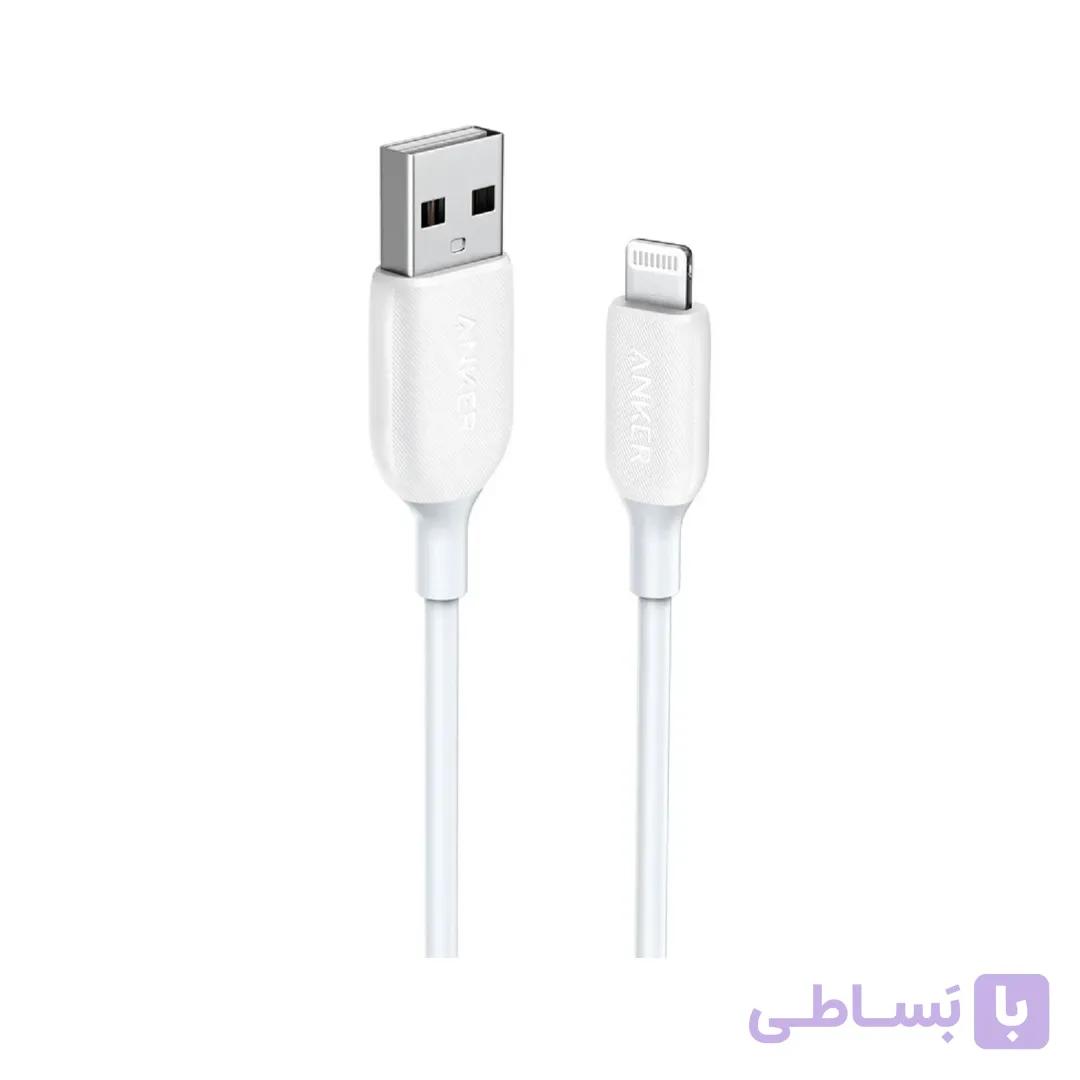 کابل تبدیل USB-A به لایتنینگ انکر مدل A8812H21 طول 0.9 متر — تصویر 1