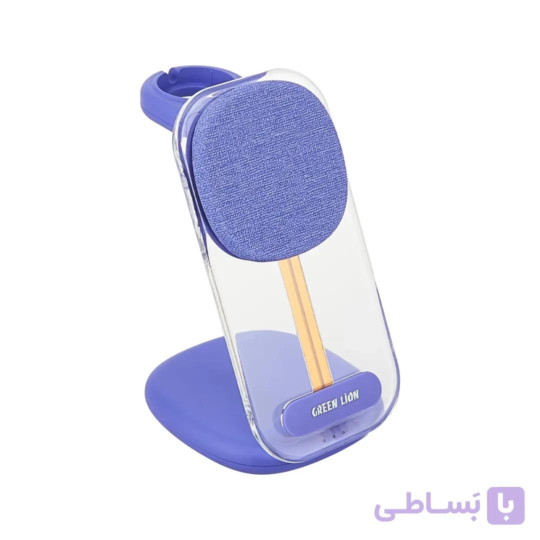 شارژر بی سیم 3 در 1 گرین لاین مدل Fabric — تصویر 1