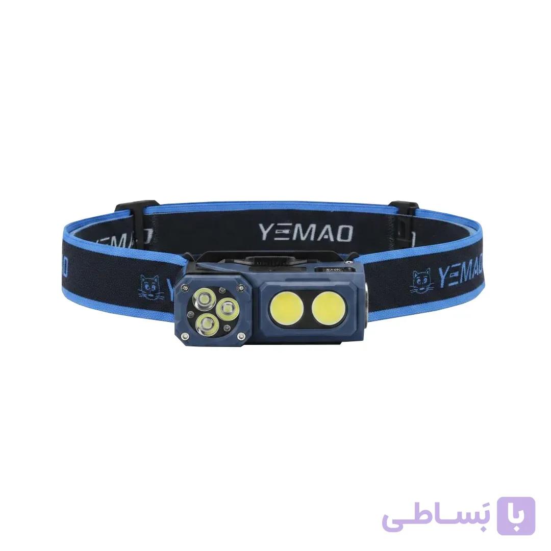 چراغ هدلایت شارژی یئماو مدل YM‑T615 — تصویر 1