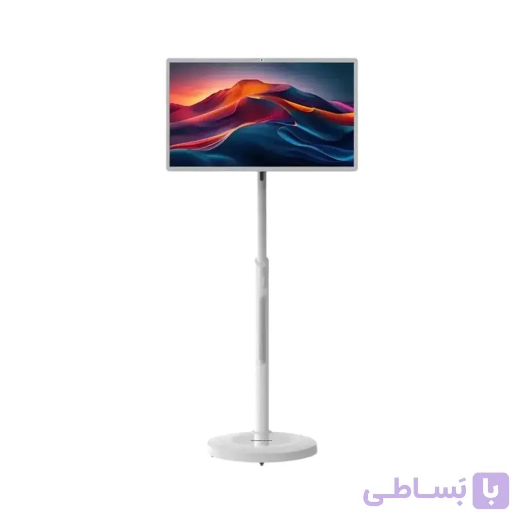 مانیتور هوشمند لمسی 32 اینچی پاورولوژی با استند — تصویر 1