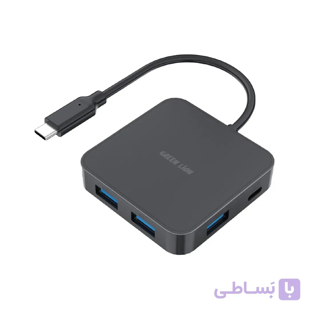 هاب 7 در 1 USB-C گرین لاین مدل GHB-7 — تصویر 1