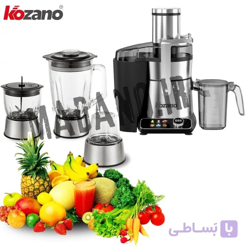 آبمیوه گیری 4 کاره کوزانو Kozano مدل: KJ18 — تصویر 1