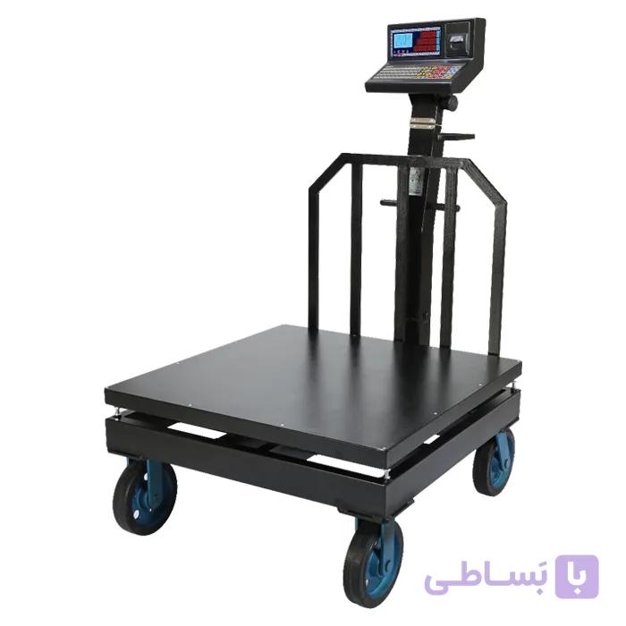 باسکول محک چاپگردار یک تن مدل ۱۳۰۰۰ پلاس (سینی ۱۰۰×۱۰۰ سانتیمتر)
