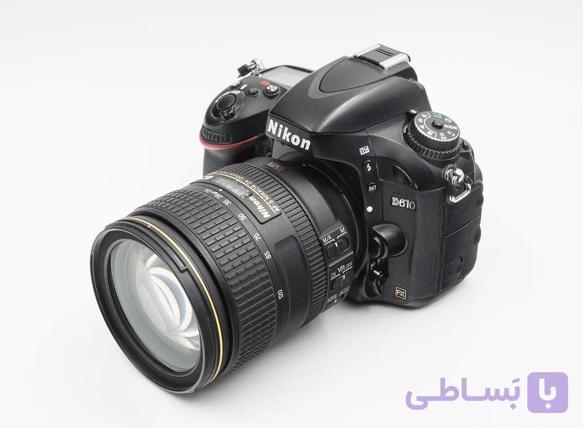 دوربین عکاسی نیکون Nikon D610 با لنز 120-24 – دست دوم در حد آکبند