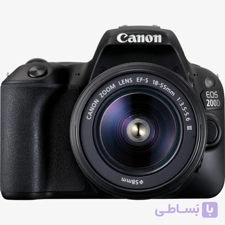 دوربین کانن Canon EOS 200D 18-55mm – در حد آکبند — تصویر 1