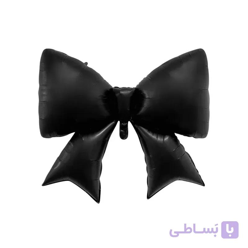 بادکنک فویلی پاپیون رنگ مشکی